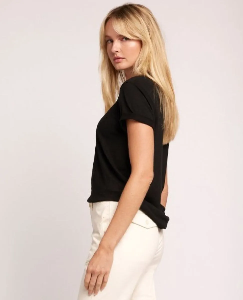 The Flame Short Sleeve Black Tee