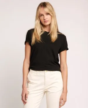 The Flame Short Sleeve Black Tee