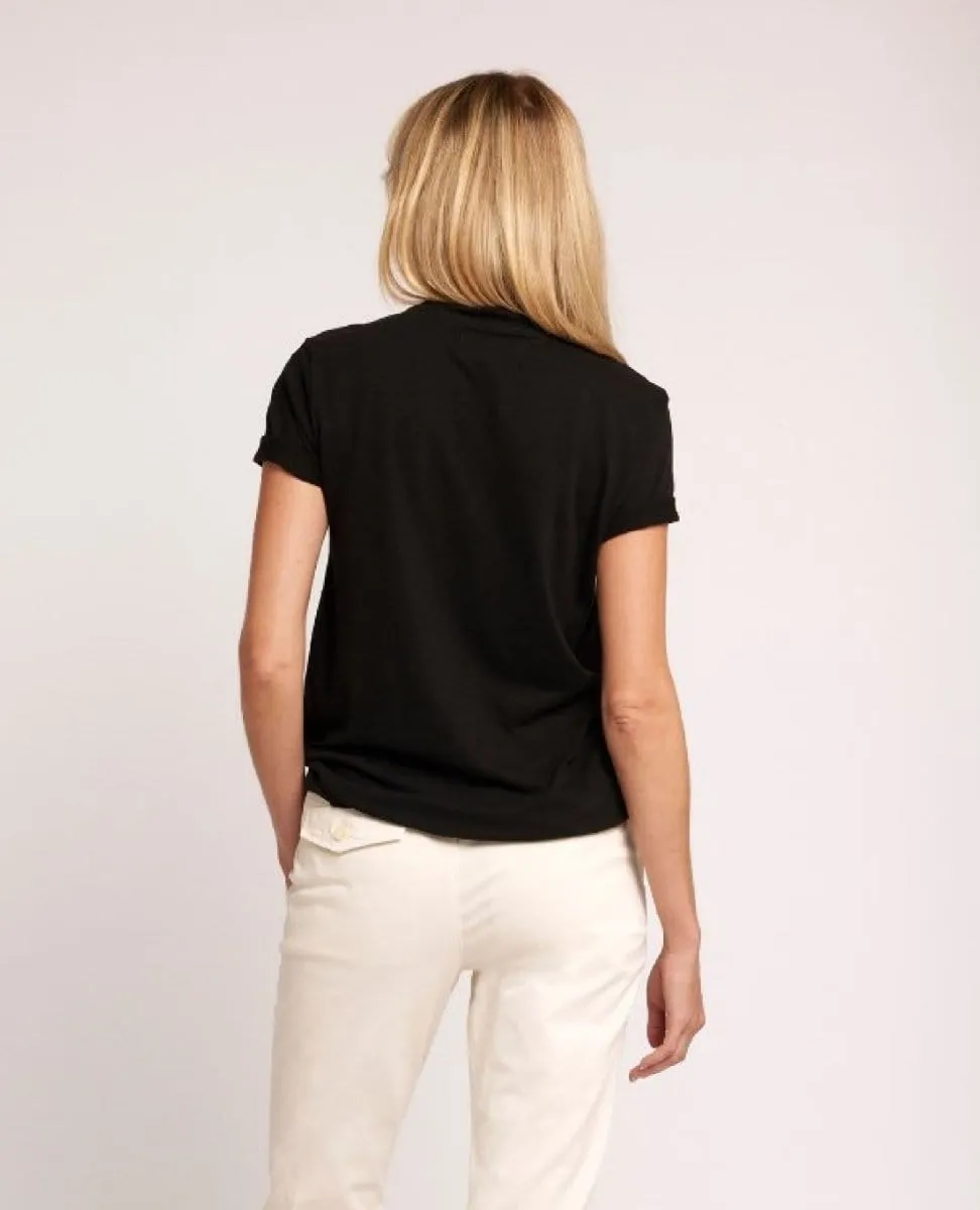 The Flame Short Sleeve Black Tee
