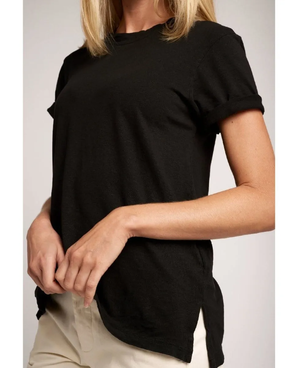 The Flame Short Sleeve Black Tee