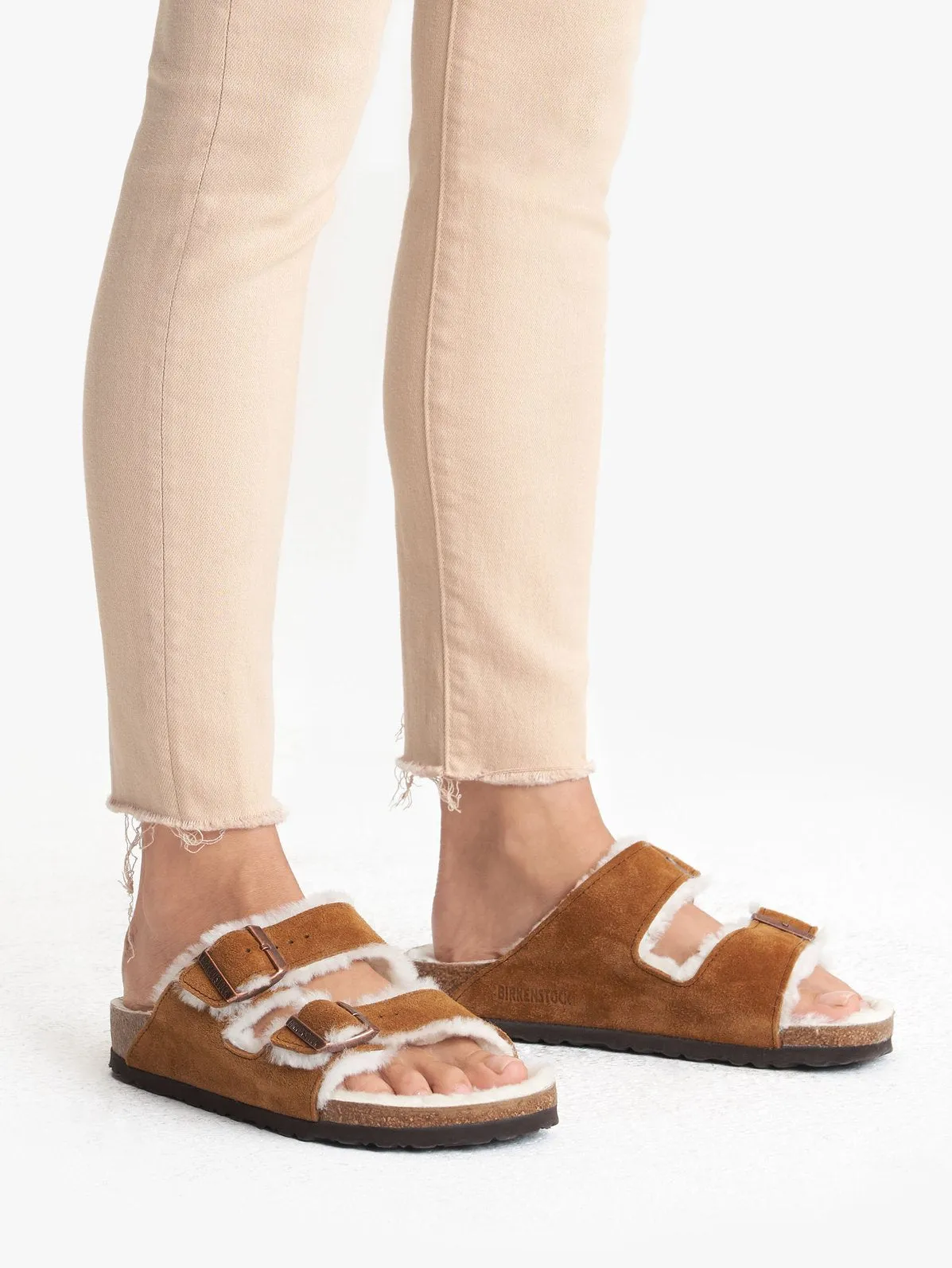 The High Waisted Looker Ankle Fray - Khaki