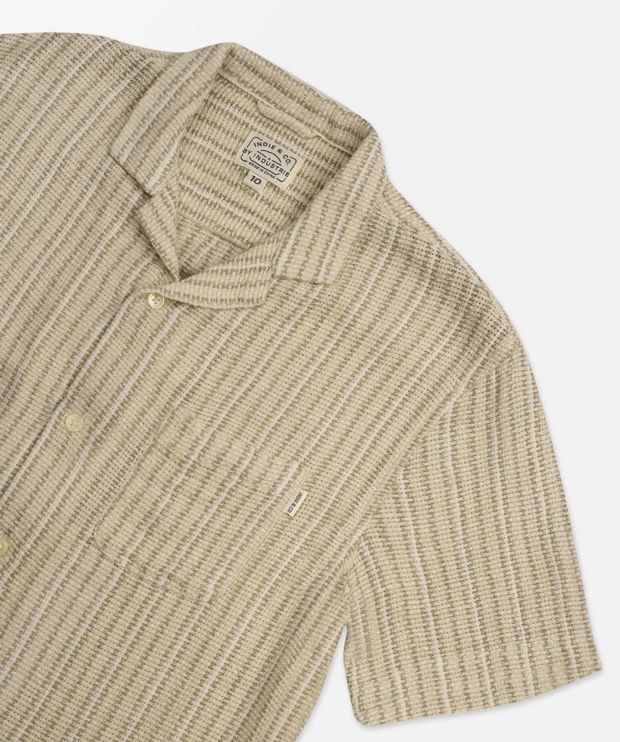 The Miramar S/s Shirt - Taupe Combo