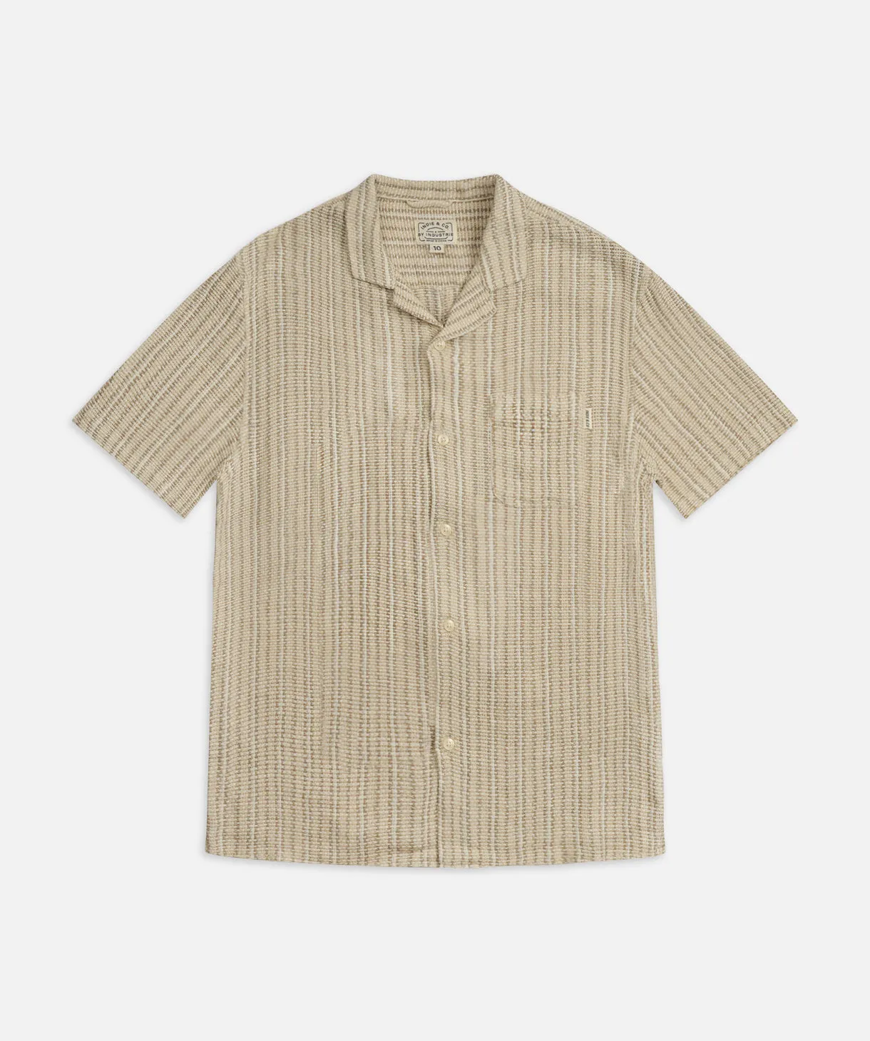 The Miramar S/s Shirt - Taupe Combo