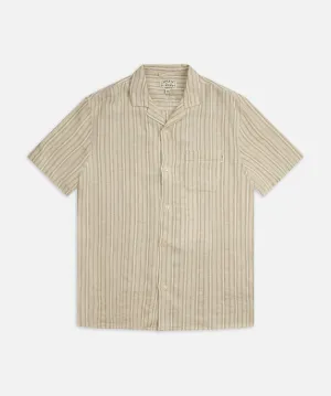 The Panama S/s Shirt - Taupe Combo