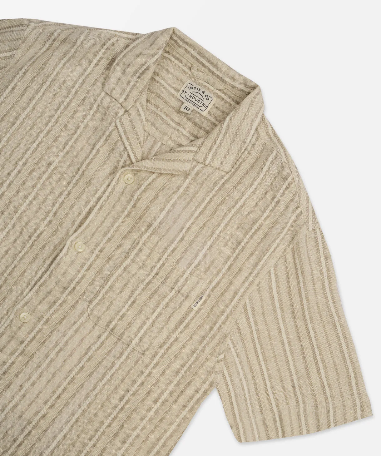 The Panama S/s Shirt - Taupe Combo