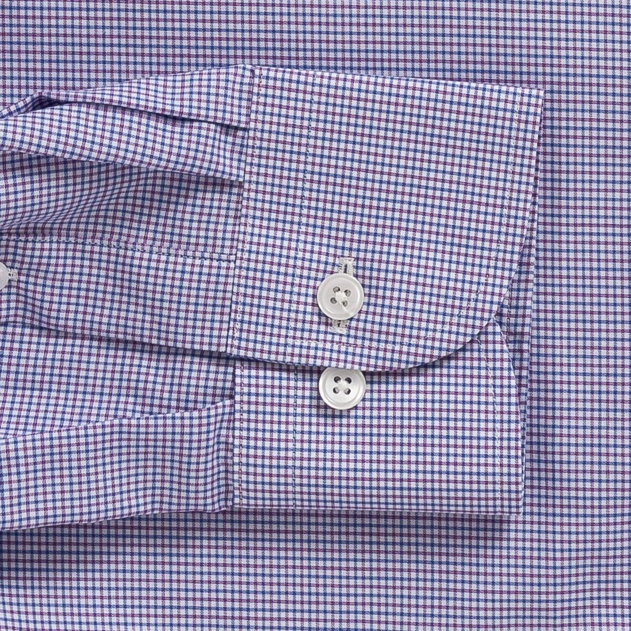 The Purple Straub Check Custom Shirt