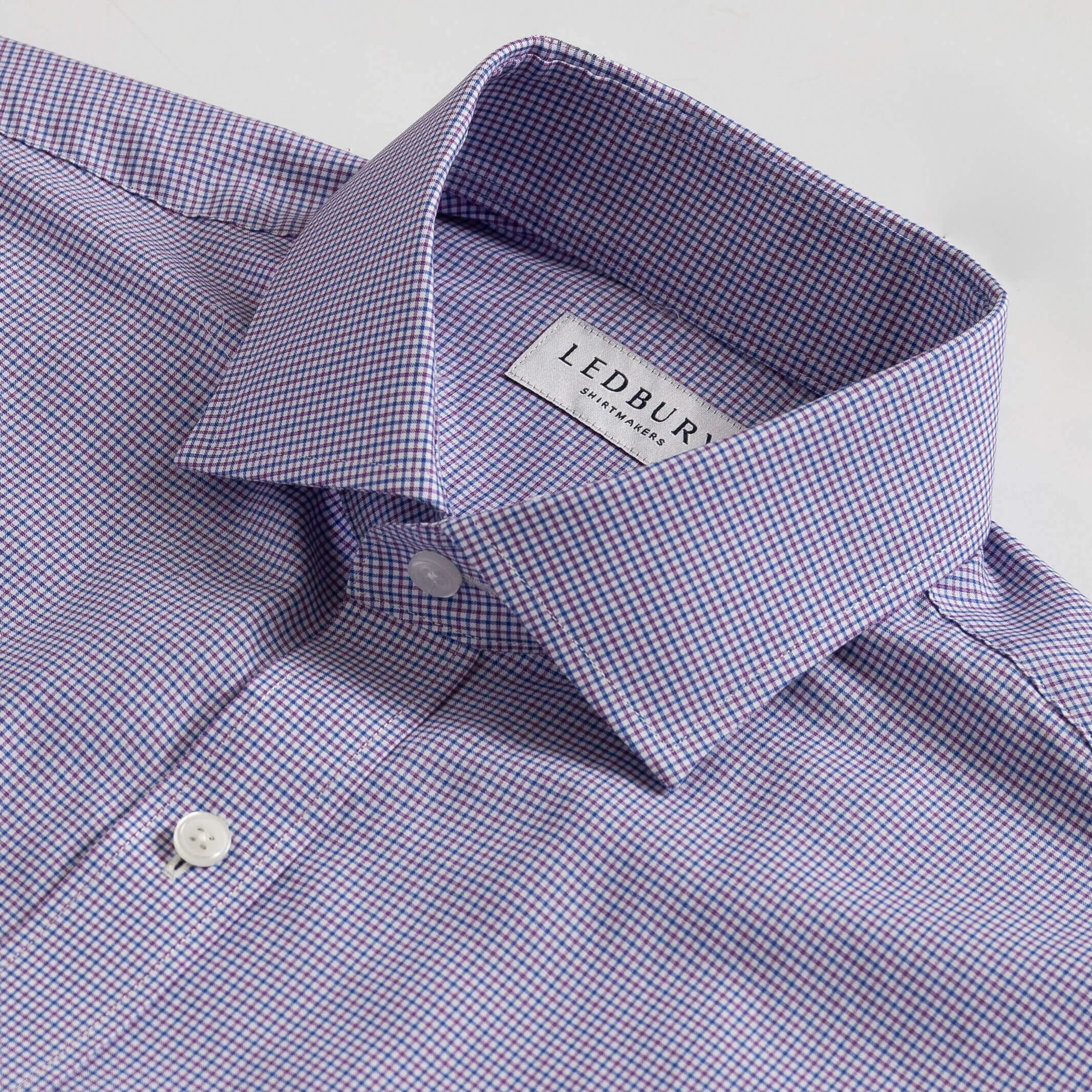The Purple Straub Check Custom Shirt