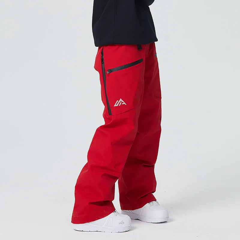 Thermal Windproof Waterproof Pants – Loose Fit, Outdoor Snow Trousers for Winter Protection
