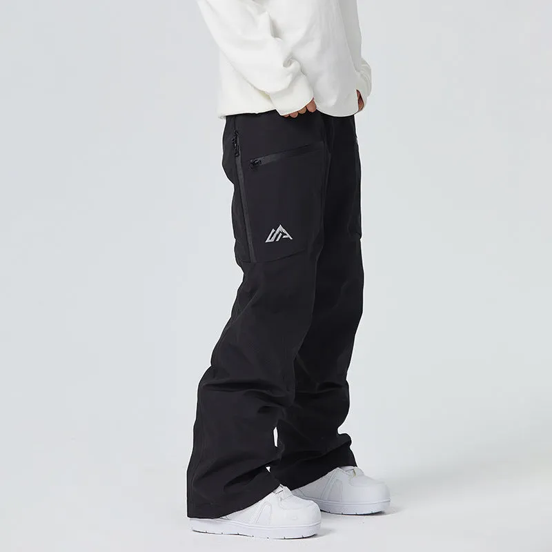 Thermal Windproof Waterproof Pants – Loose Fit, Outdoor Snow Trousers for Winter Protection