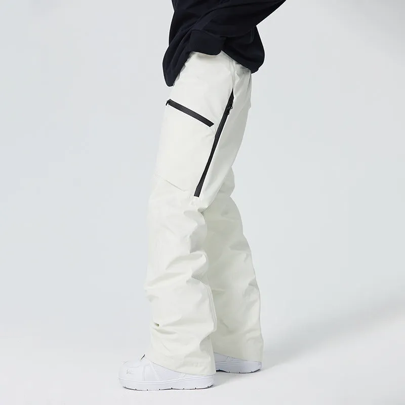 Thermal Windproof Waterproof Pants – Loose Fit, Outdoor Snow Trousers for Winter Protection
