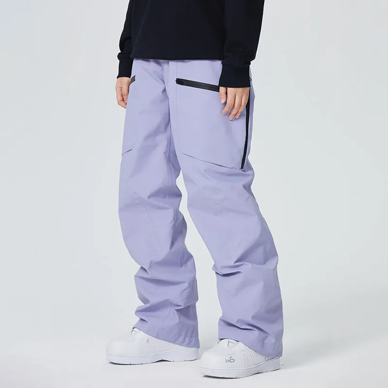 Thermal Windproof Waterproof Pants – Loose Fit, Outdoor Snow Trousers for Winter Protection