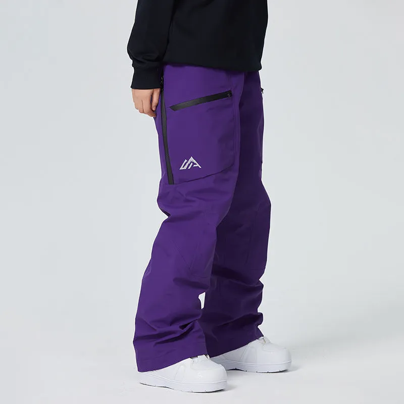 Thermal Windproof Waterproof Pants – Loose Fit, Outdoor Snow Trousers for Winter Protection