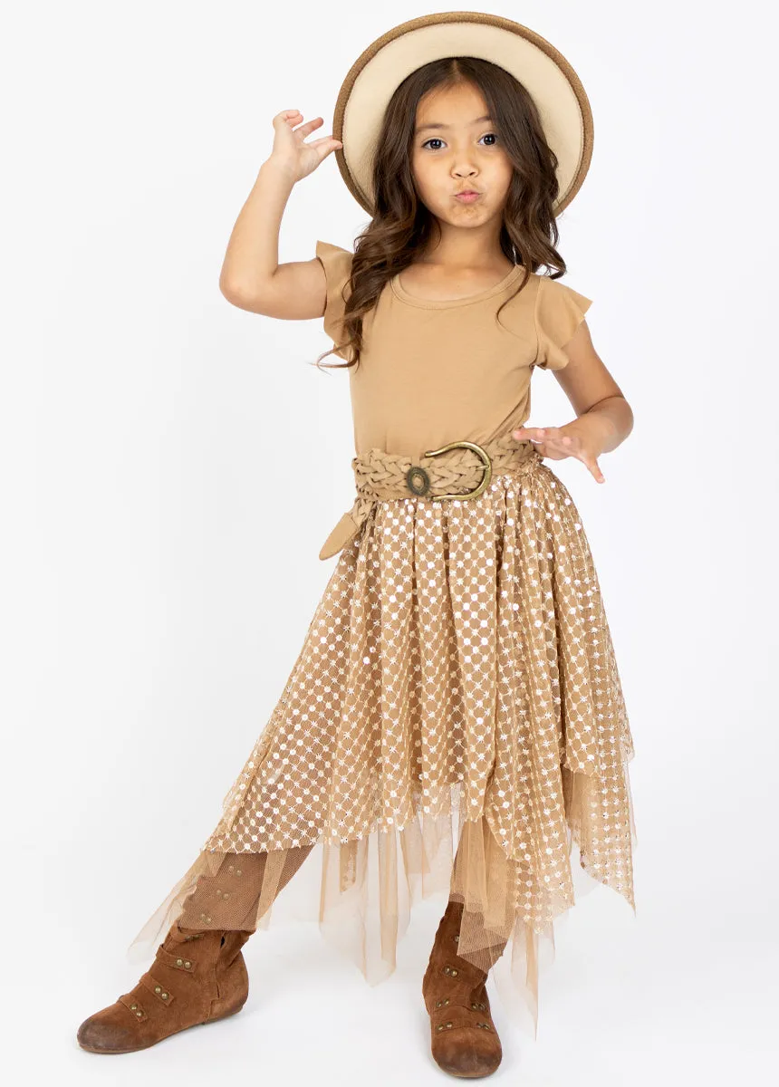 Tina Dress in Light Tan