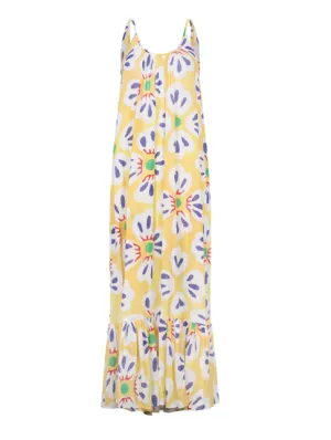 TITI DRESS IN LIRIO CELESTE PRINT