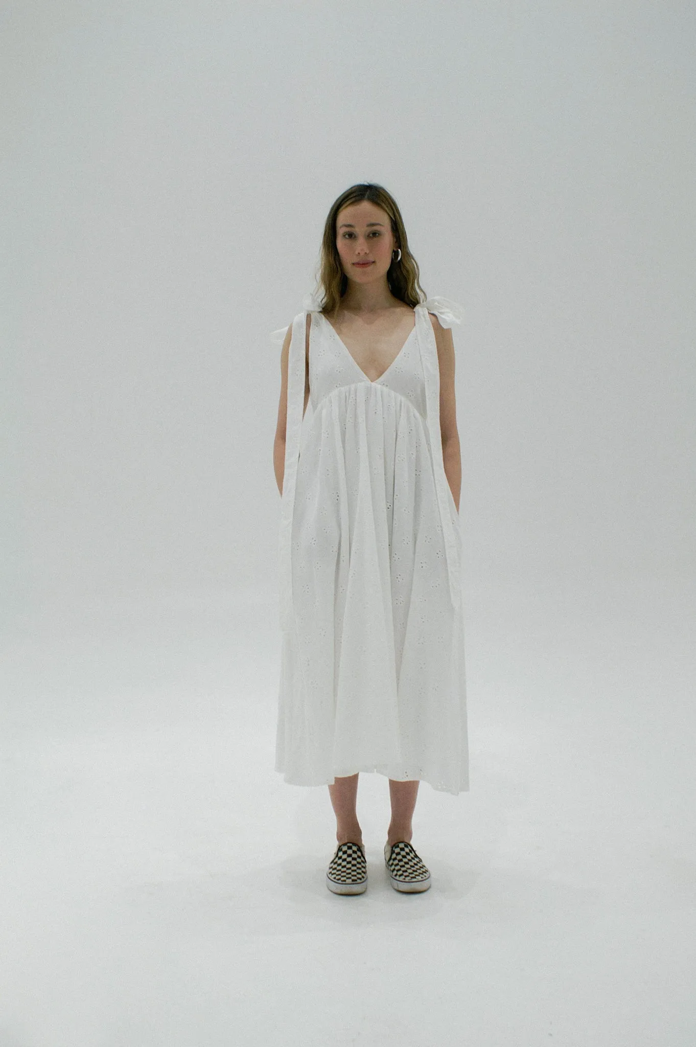 Tyr Dress | Milk Eyelet