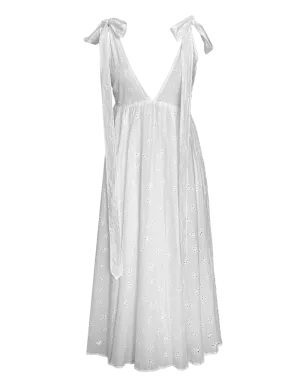 Tyr Dress | Milk Eyelet