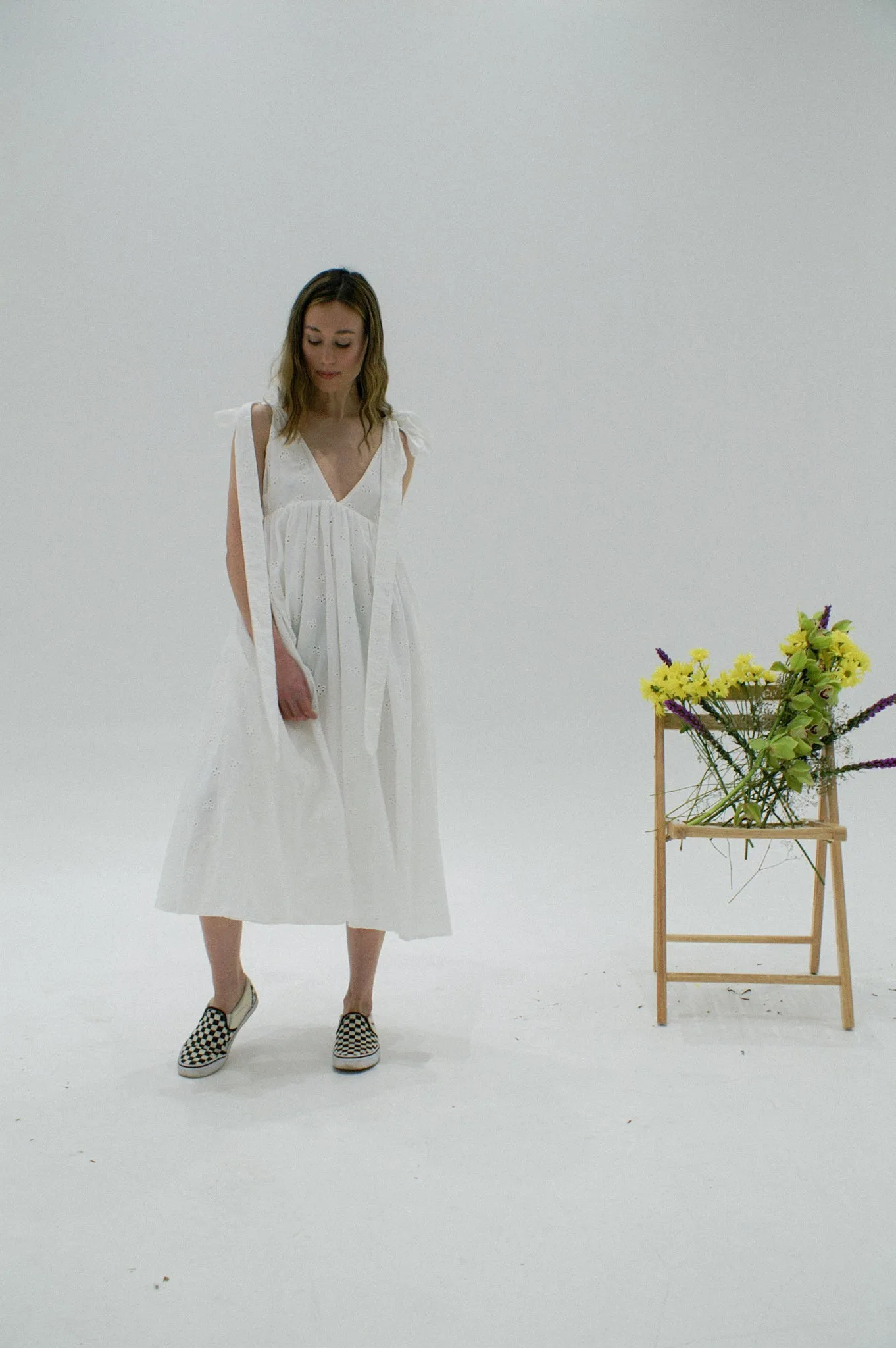 Tyr Dress | Milk Eyelet