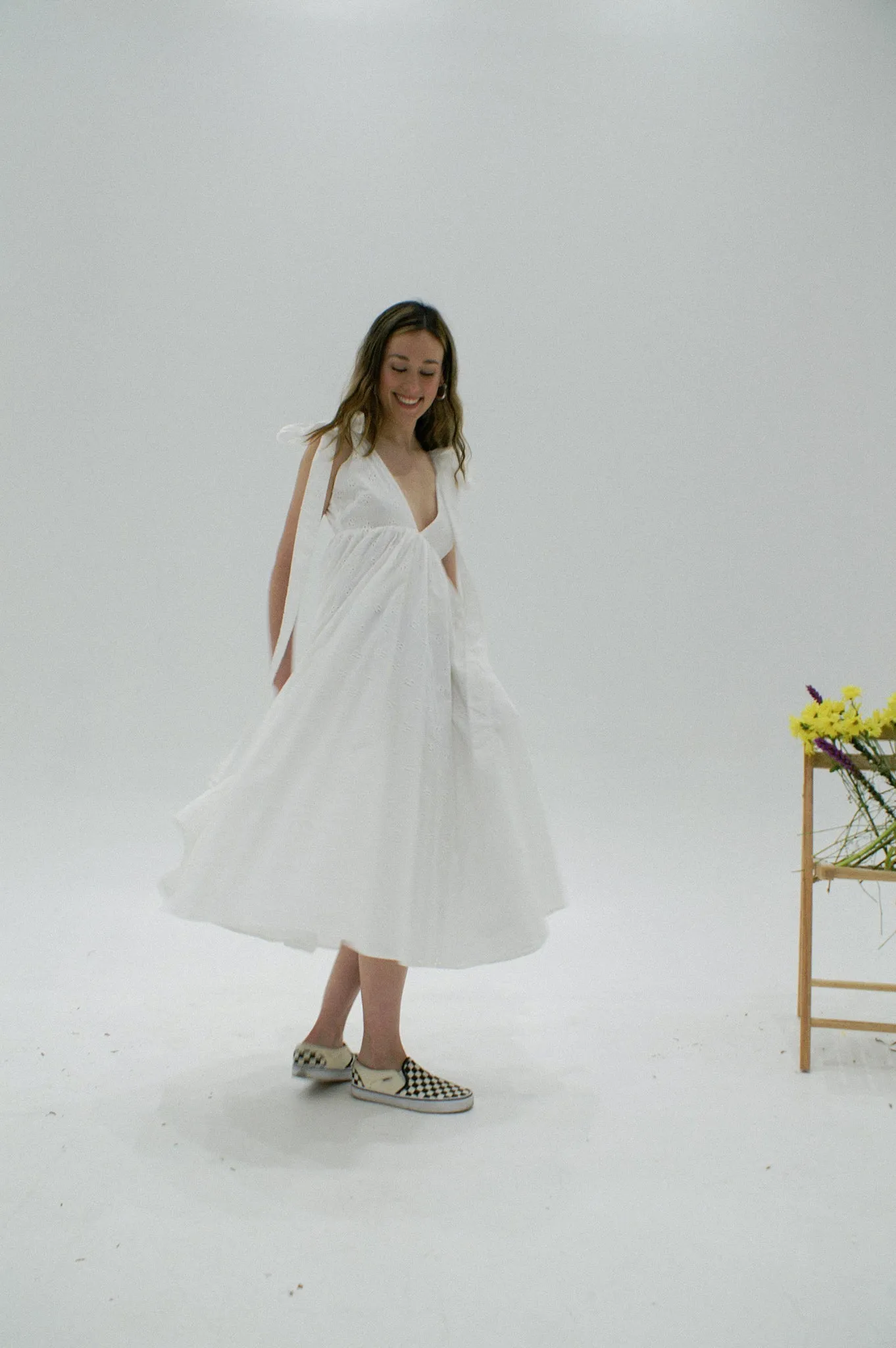 Tyr Dress | Milk Eyelet