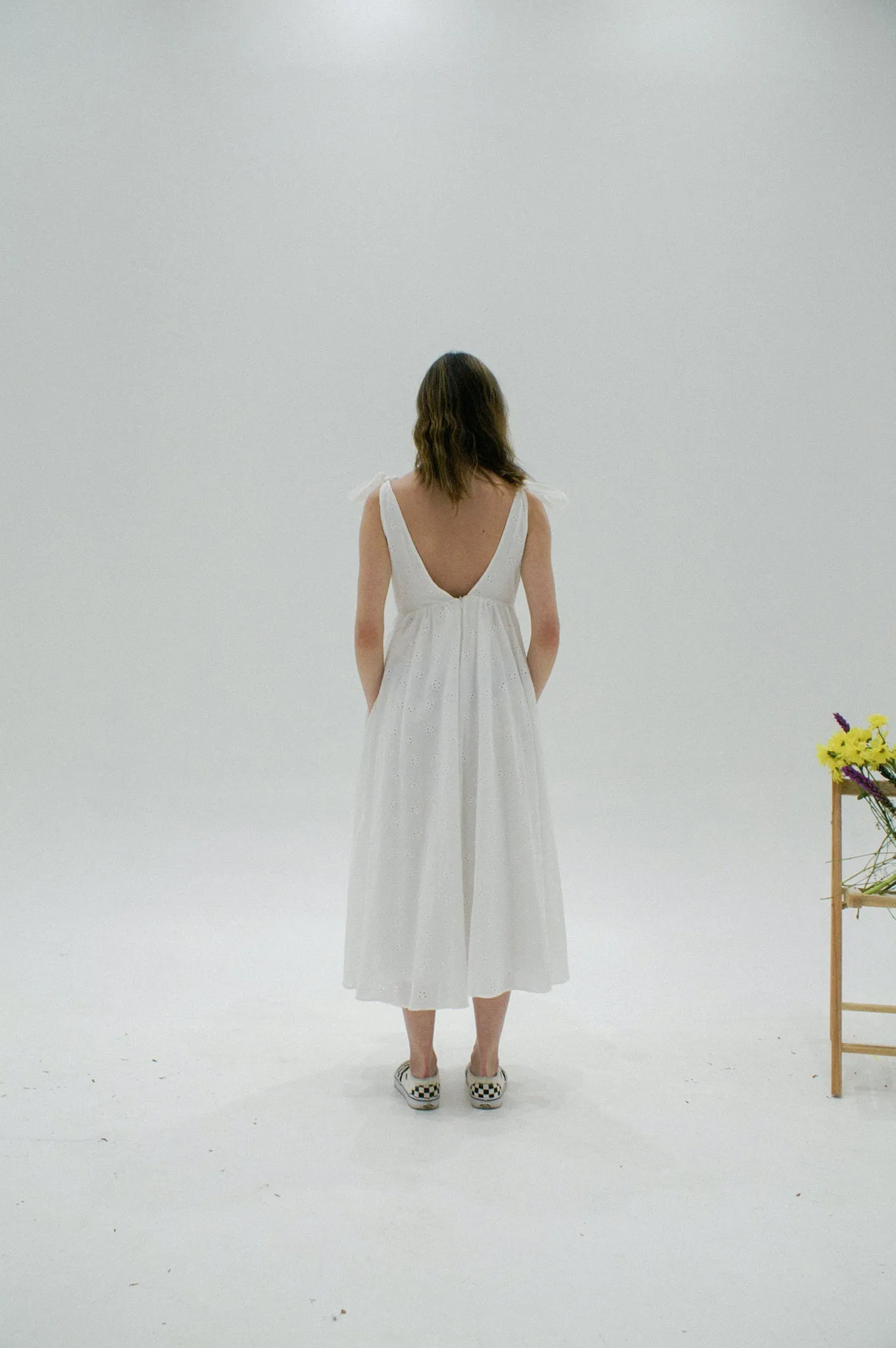 Tyr Dress | Milk Eyelet