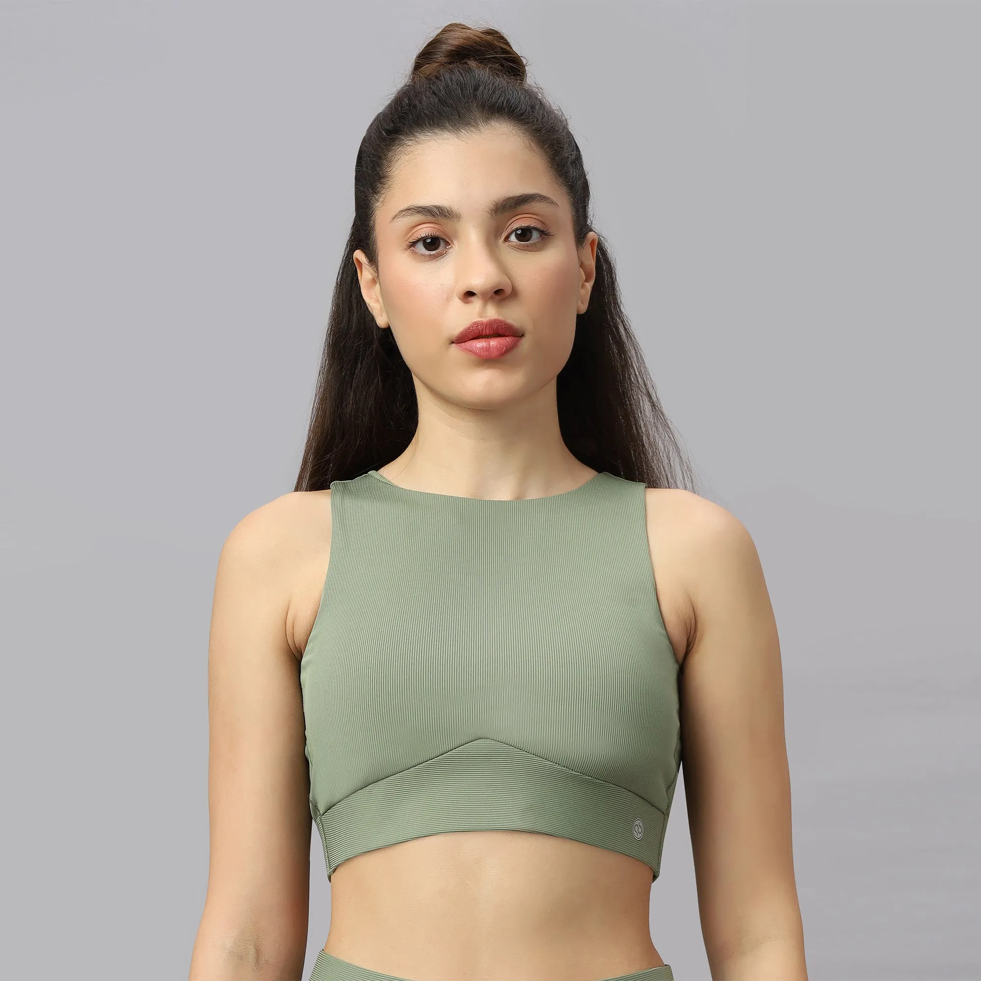 Ultra Soft Ribbed Bra & Fit and Flare pants Set