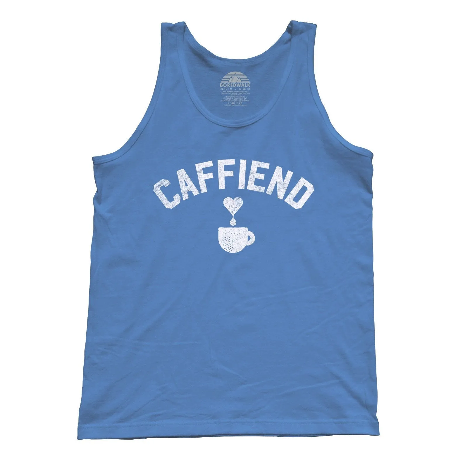 Unisex Caffiend Tank Top - Coffee Caffeine