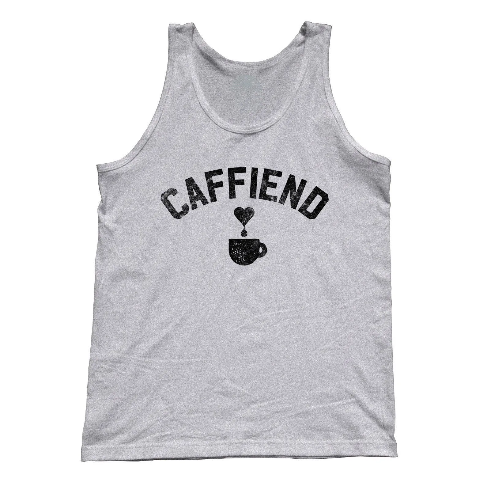 Unisex Caffiend Tank Top - Coffee Caffeine