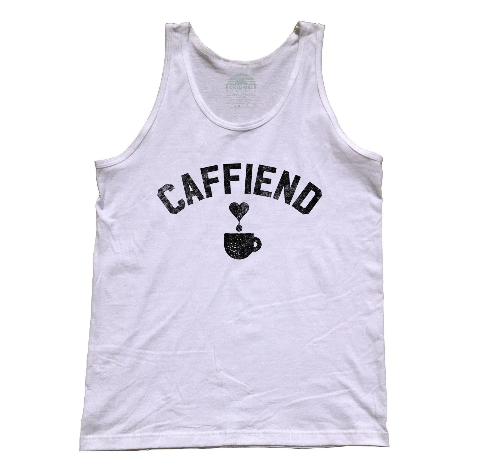 Unisex Caffiend Tank Top - Coffee Caffeine