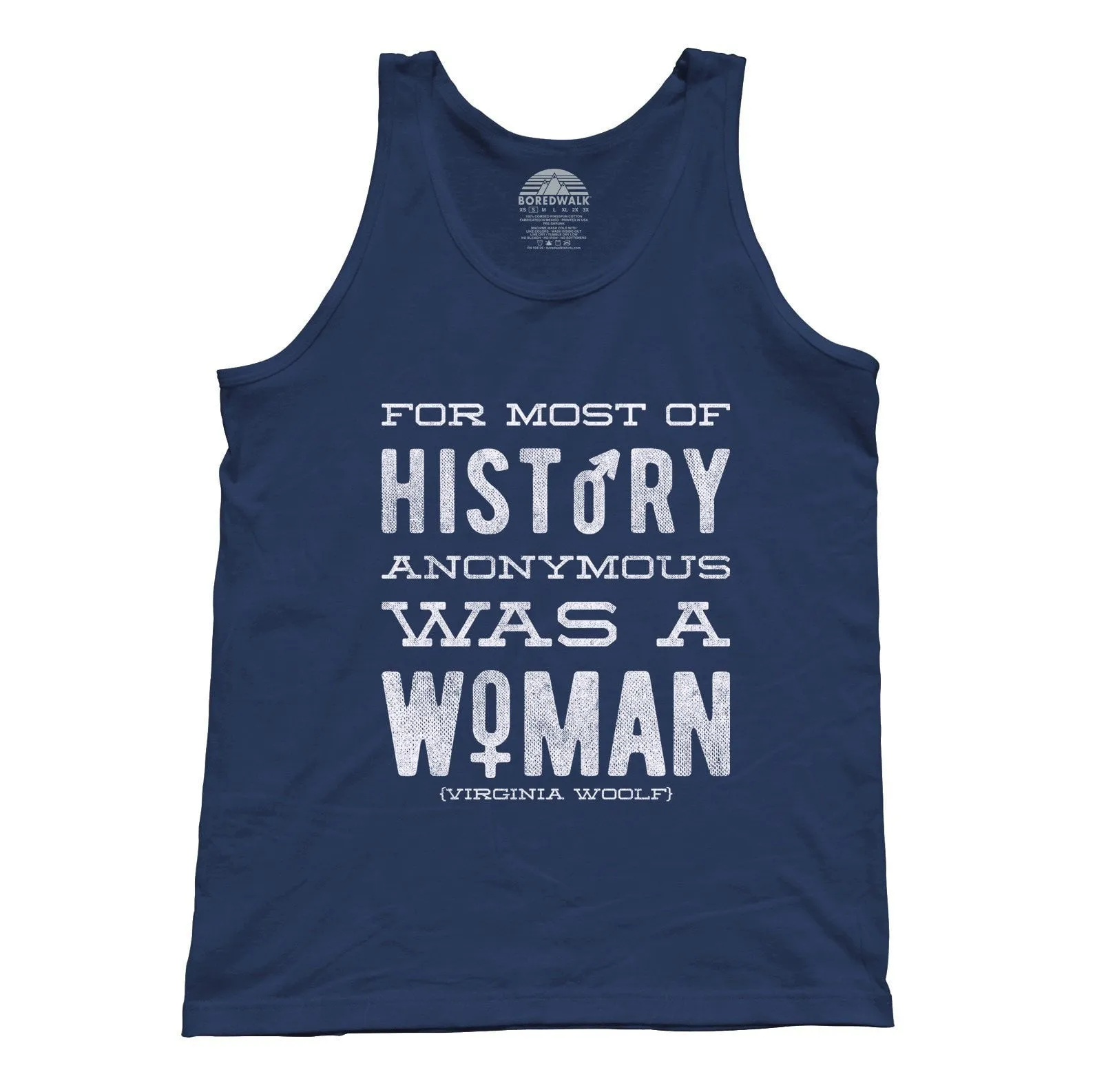 Unisex For Most of History Anonymous Was a Woman Tank Top