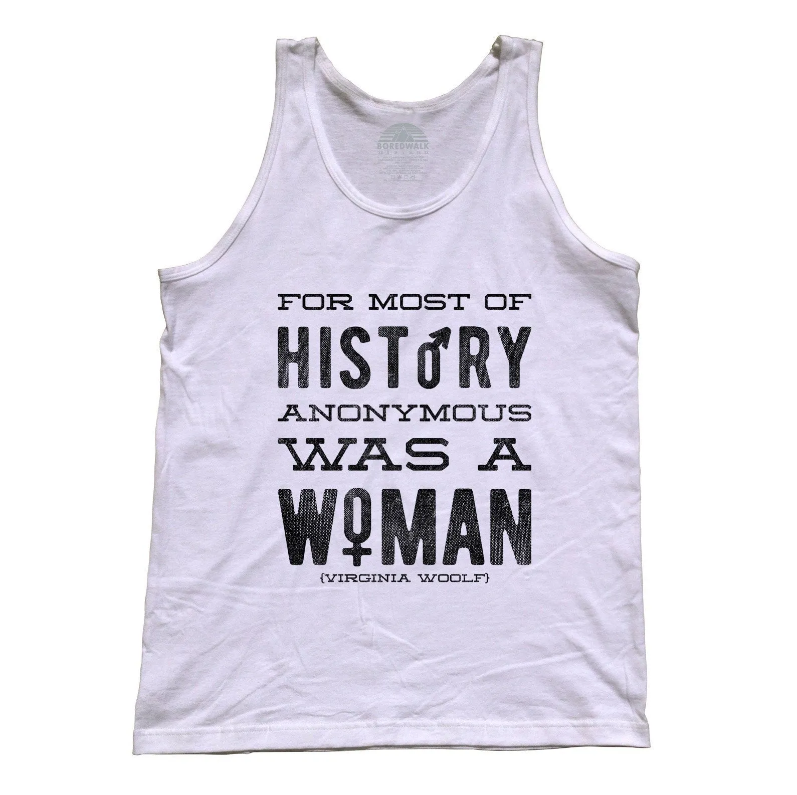 Unisex For Most of History Anonymous Was a Woman Tank Top