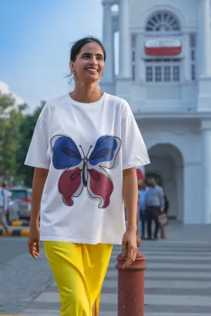 Unisex Oversized Cotton Graphic Printed T-Shirt