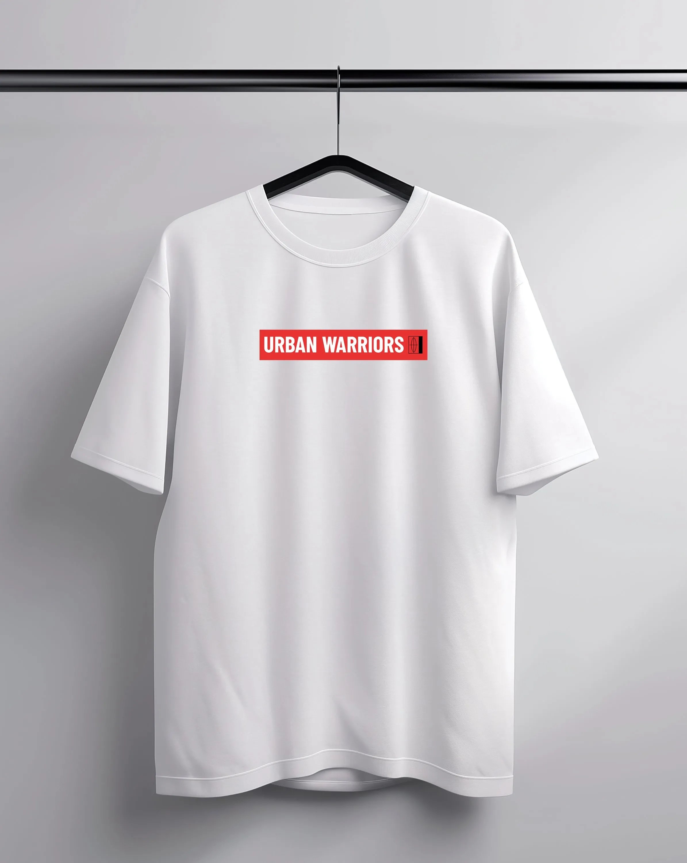 Urban Warriors White Oversized Tee