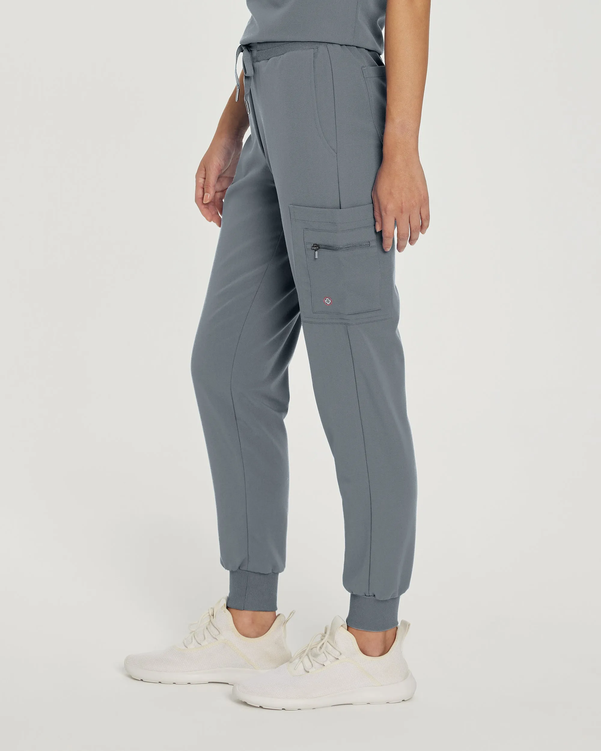 V-Tess 380 Women's Jogger Scrub Pants Taylor Grey