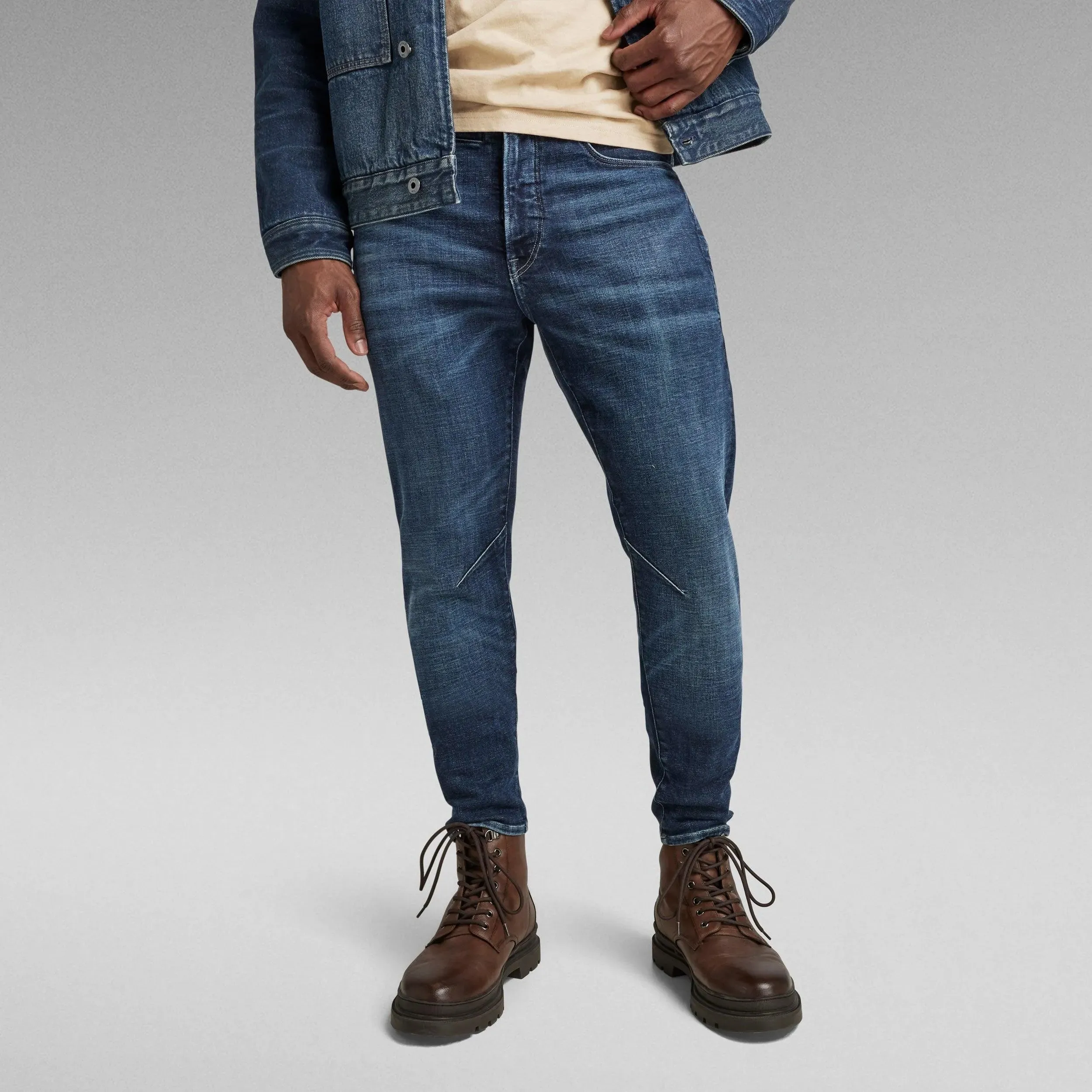 Vaqueros de Hombre G-Star D-Staq 3D Slim Worn In Himalayan Blue