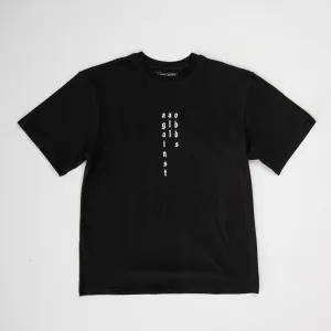 Vertical AAO Tee - Oversized Black