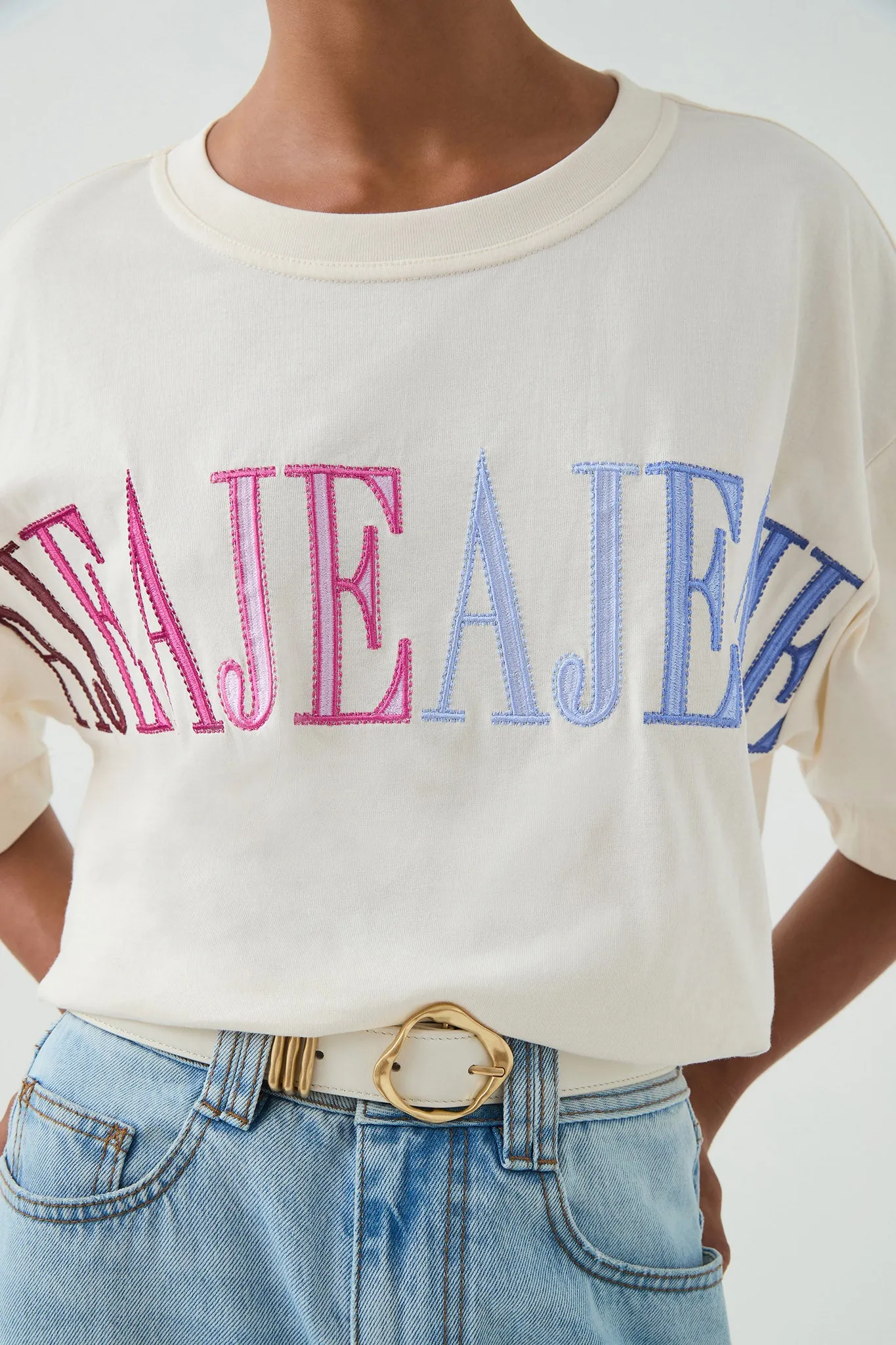Vie Oversized Logo Tee