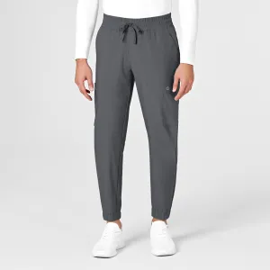 W123 5655 Men's Cargo Jogger Scrub Pants Pewter
