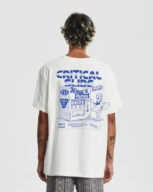 WAVE MACHINE TEE - VINTAGE WHITE