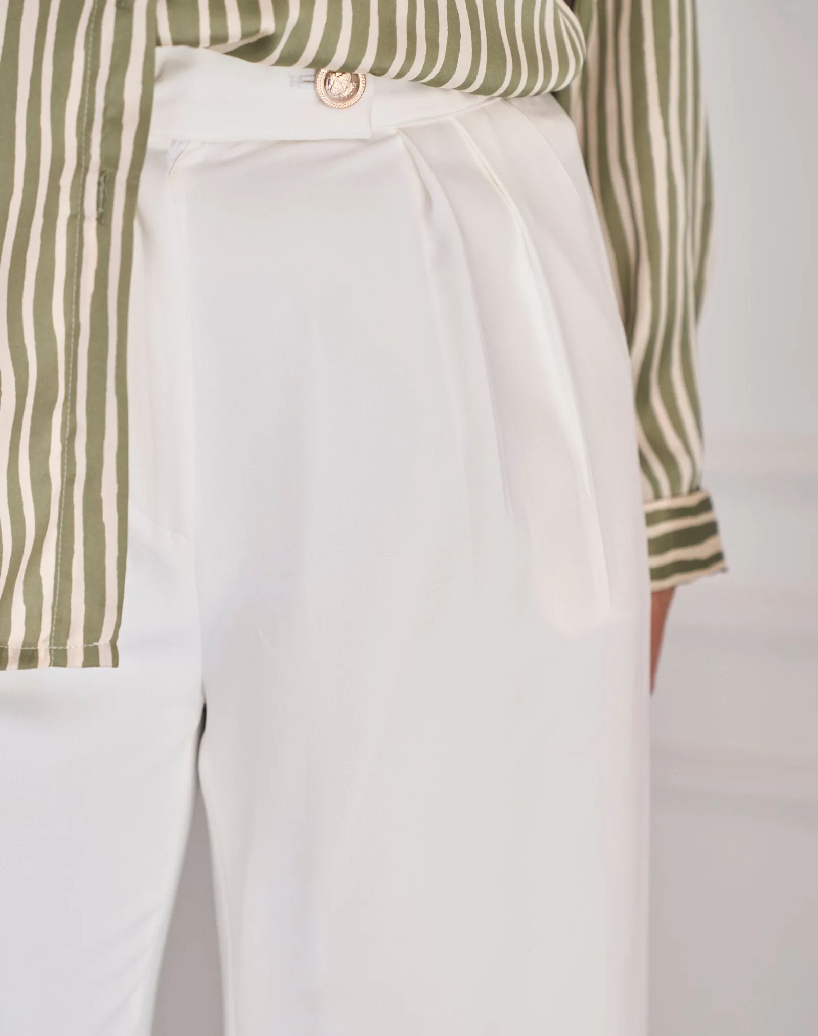 White Emma pants