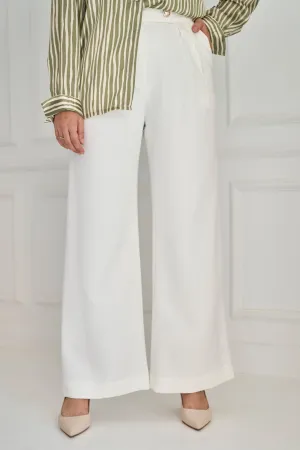 White Emma pants