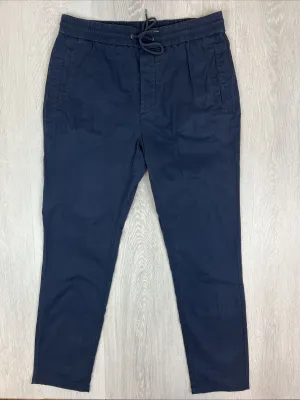 Witchery Mens Navy Blue Slim Chinos Size 34