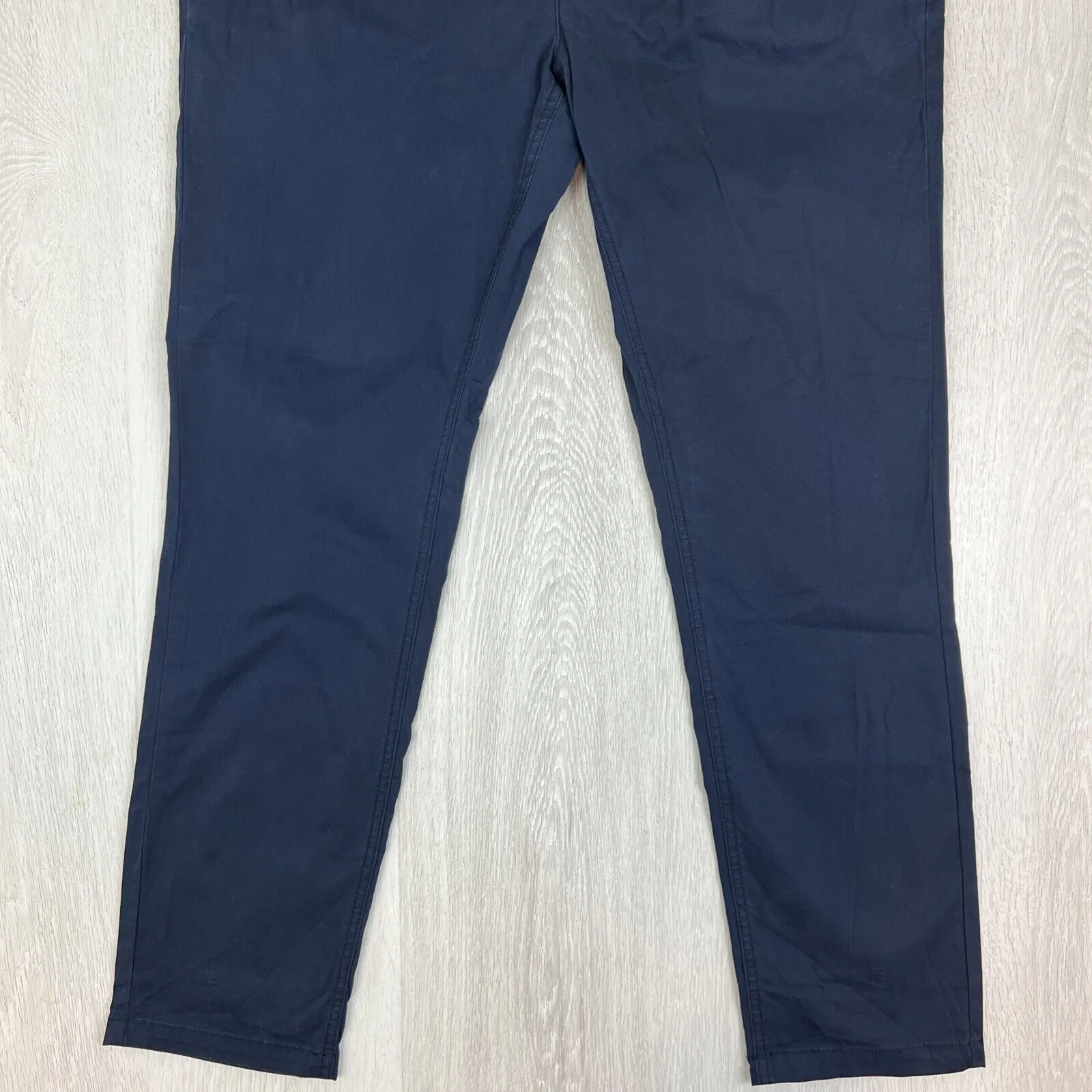 Witchery Mens Navy Blue Slim Chinos Size 34