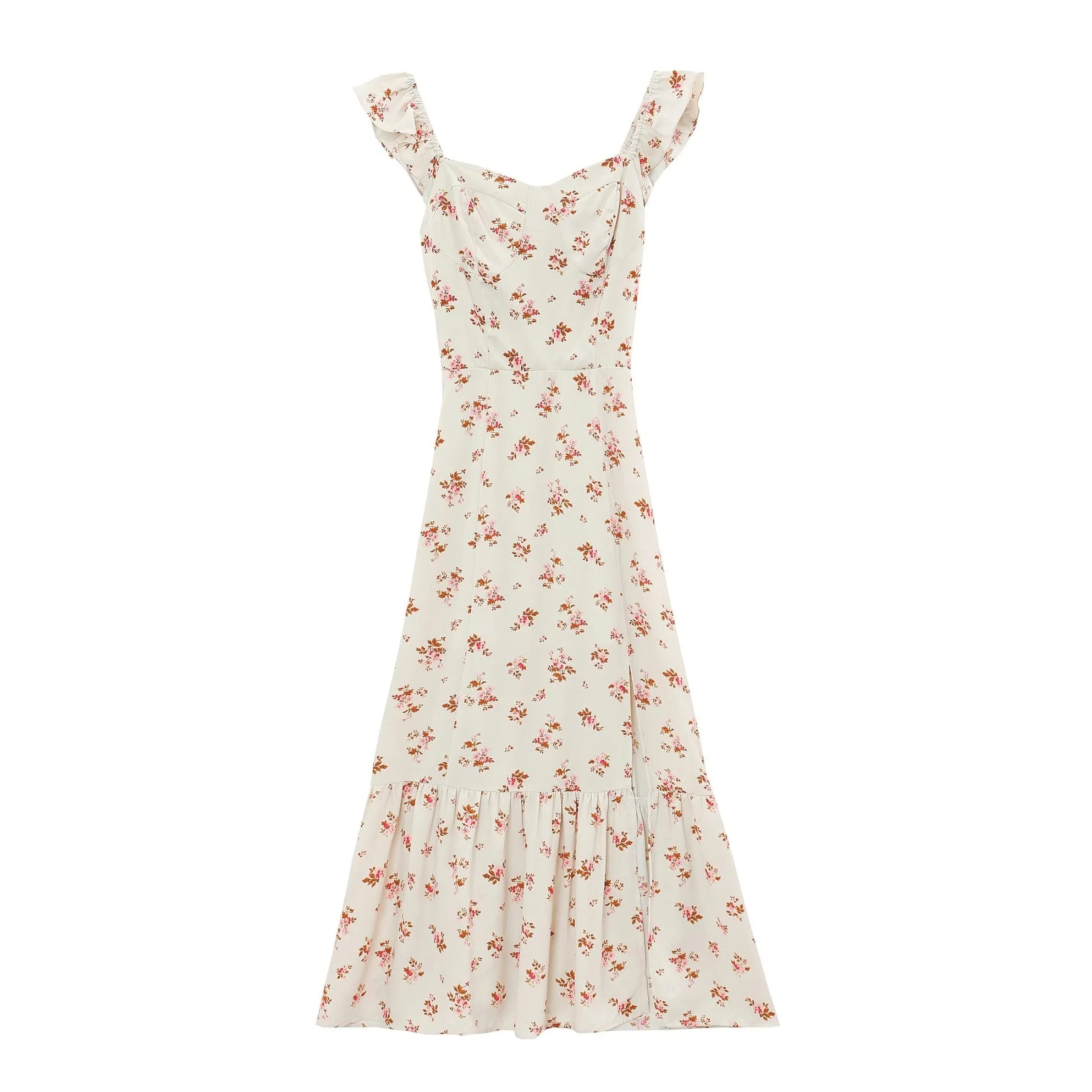 Women's A-Line Chiffon Strappy Cami Dress for Relaxed Getaways