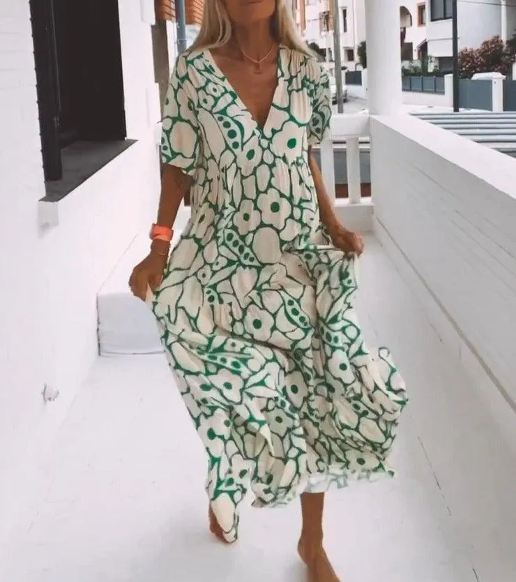🌸Women's Casual Floral Swing Dress Summer Dress