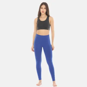 Women's Leggings | High Waist | Ankle Length | Cotton-Elastane Blend | Non-See-Through | Gusset Crotch Prevents Ripping