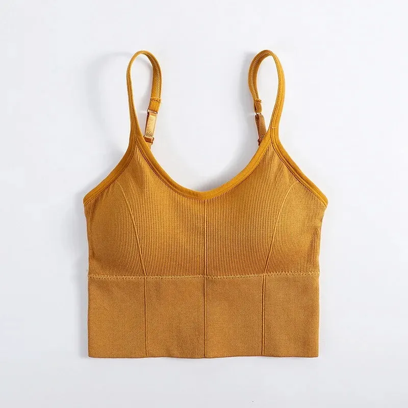 Women's Tube Top Beauty Back Bralette - Seamless Push-Up Sports Bra, Sexy Lingerie Underwear
