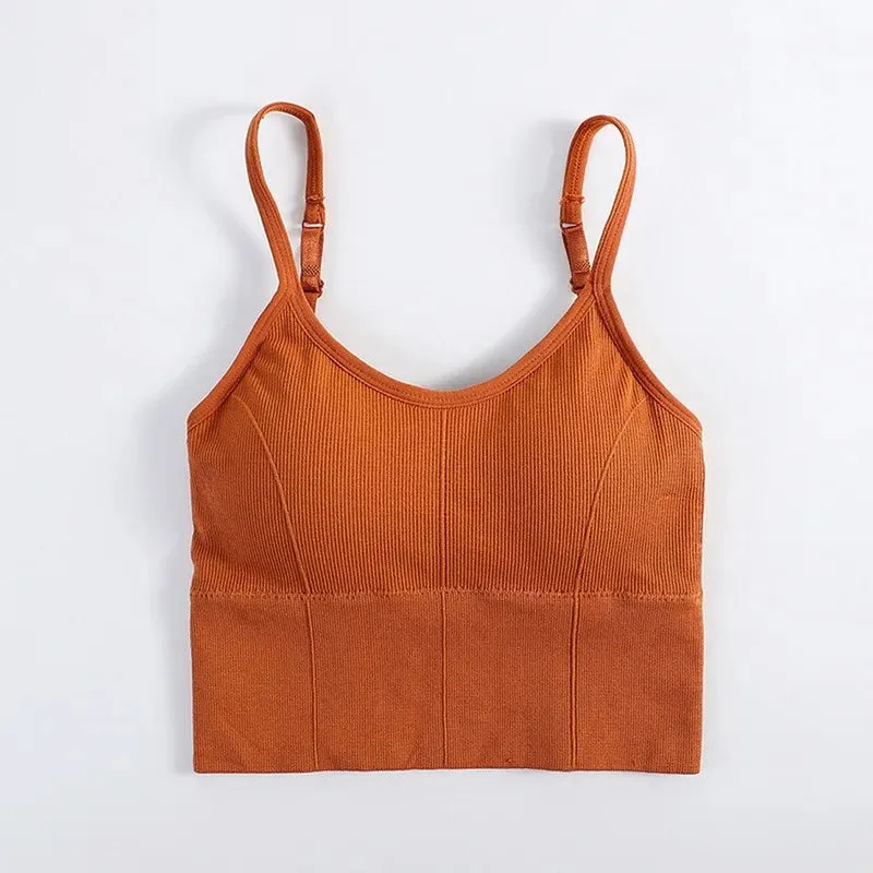 Women's Tube Top Beauty Back Bralette - Seamless Push-Up Sports Bra, Sexy Lingerie Underwear