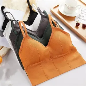 Women's Tube Top Beauty Back Bralette - Seamless Push-Up Sports Bra, Sexy Lingerie Underwear
