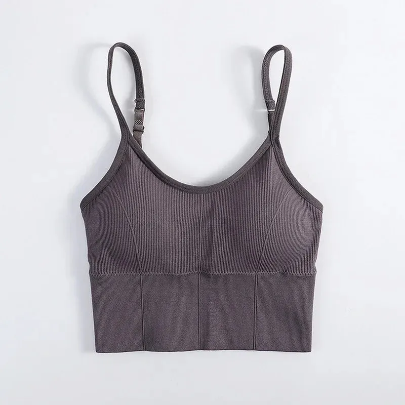 Women's Tube Top Beauty Back Bralette - Seamless Push-Up Sports Bra, Sexy Lingerie Underwear