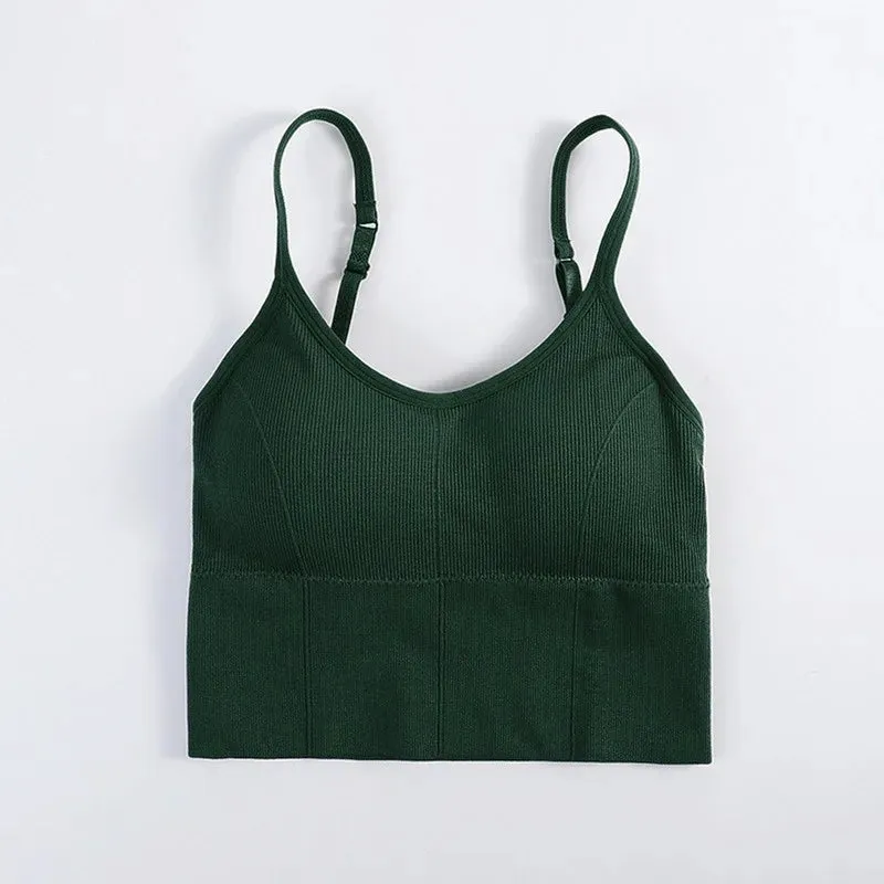 Women's Tube Top Beauty Back Bralette - Seamless Push-Up Sports Bra, Sexy Lingerie Underwear