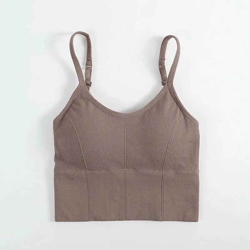 Women's Tube Top Beauty Back Bralette - Seamless Push-Up Sports Bra, Sexy Lingerie Underwear